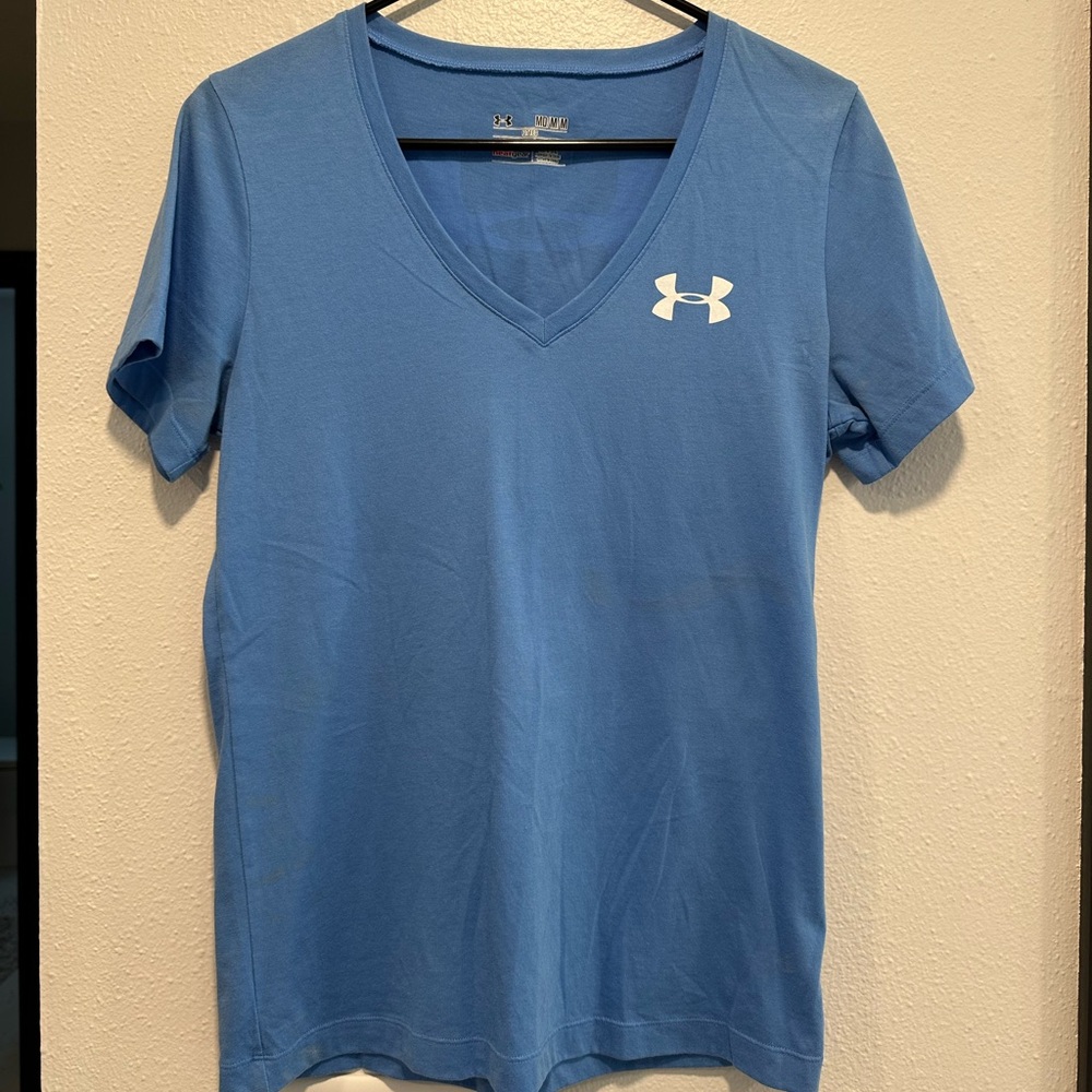 Under Armour Blue Fitted Short Sleeve T-Shirt